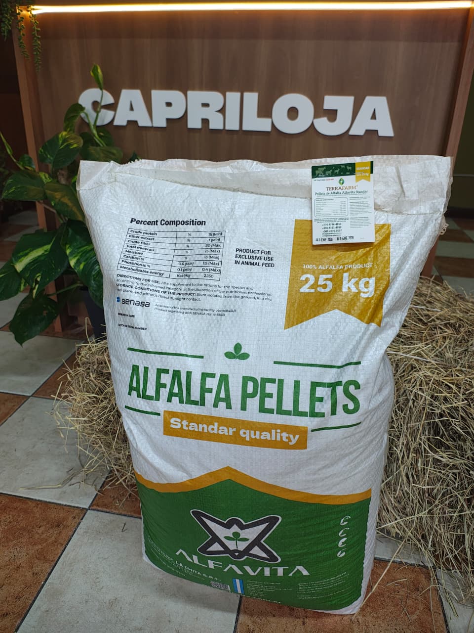 Pellets de alfalfa · Estándar — Grupo Terra Farm