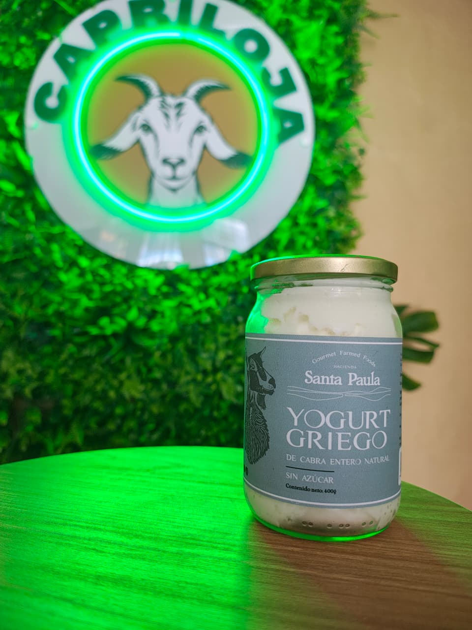 Yogurt griego de cabra · Natural