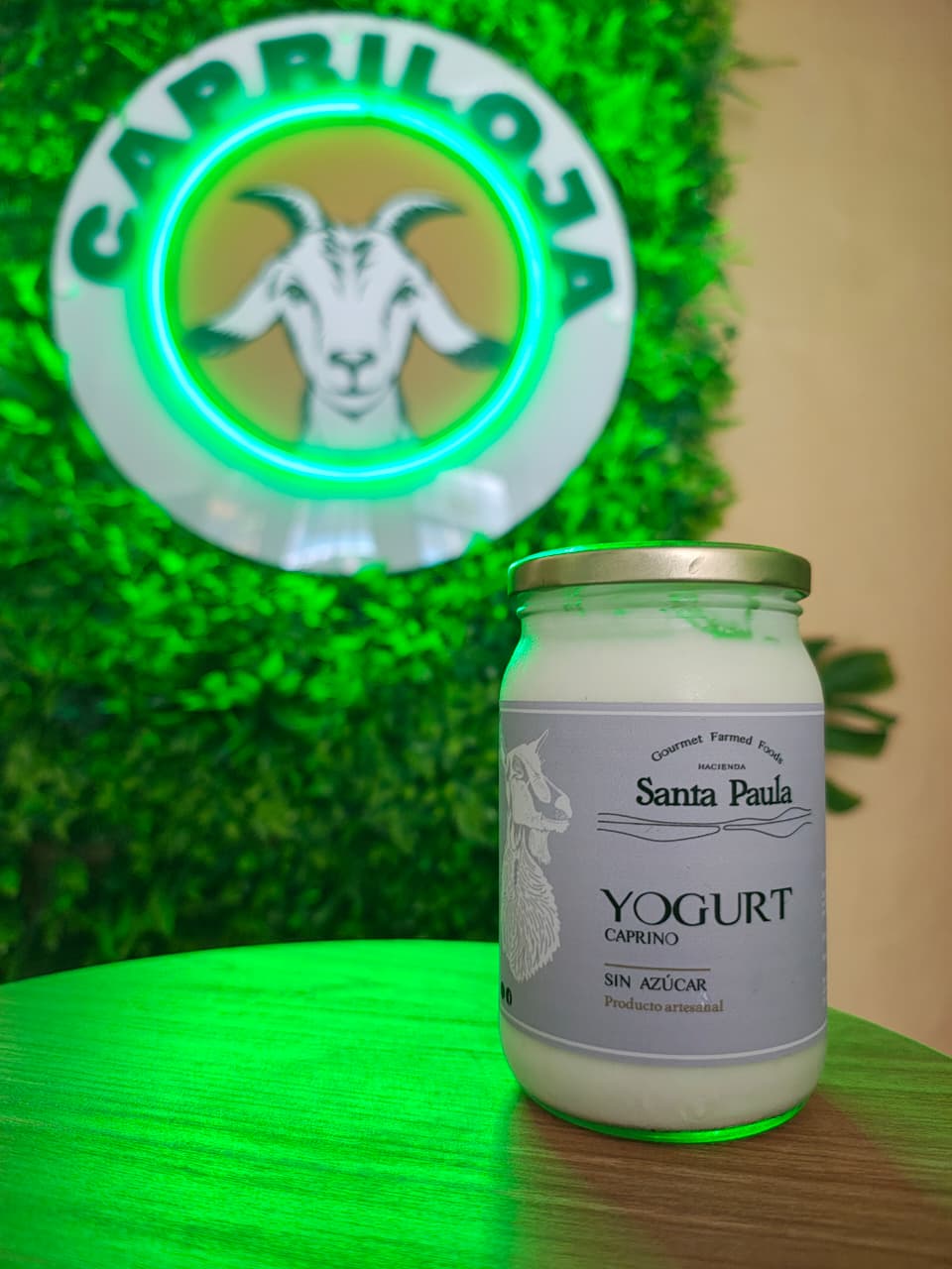 Yogurt de cabra · Natural sin azúcar