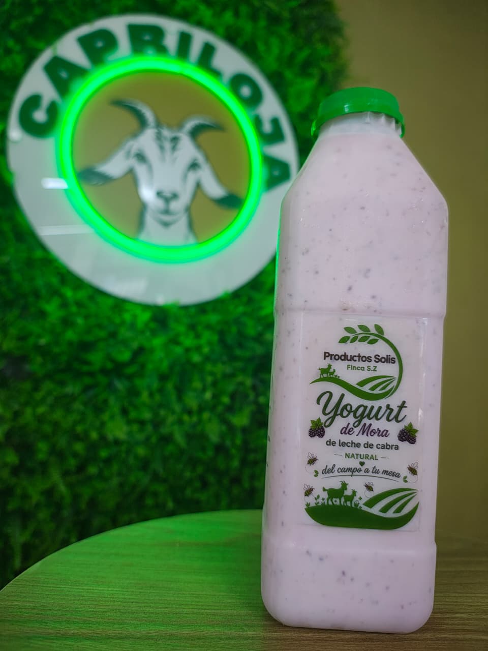 Yogurt de cabra · Mora — Productos Solís (Finca S.Z)